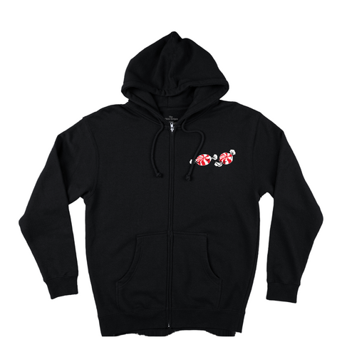 Peppermint Twist Zip Up Hoodie – The White Stripes Peppermint Twist Zip Up Hoodie – The White Stripes